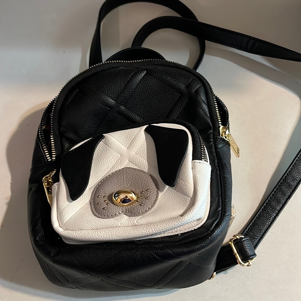 Cute dog little backpack